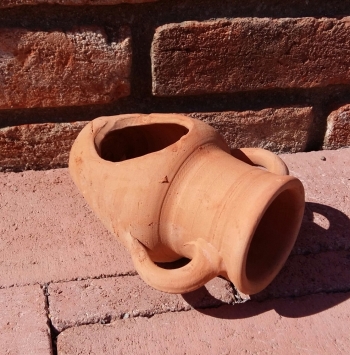 Amfora picollo ležatá tehlová