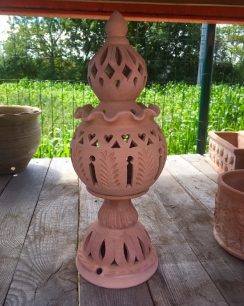 Grande svietnik terracotta