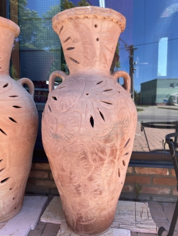 Amfora Grand Terracotta vyrezávaná 