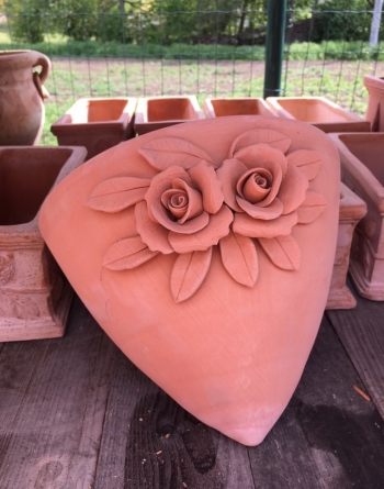 Terracotta Flower závesná