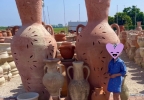 Amfora Grand Terracotta vyrezávaná 